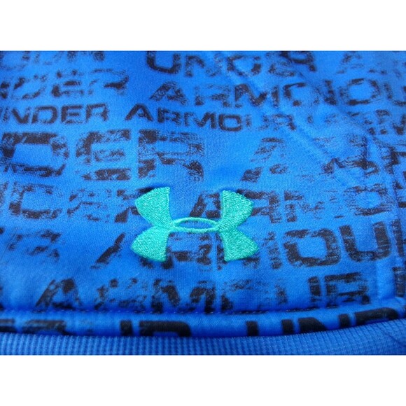 Under Armour Men's Medium Full Zip Hoodie Sweatshirt Jacket Blue - Picture 8 of 8